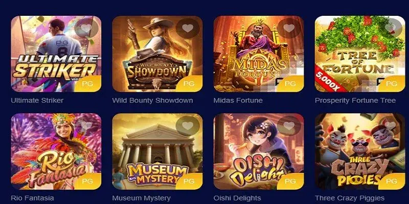 There are a lot of betting games at Phjoy