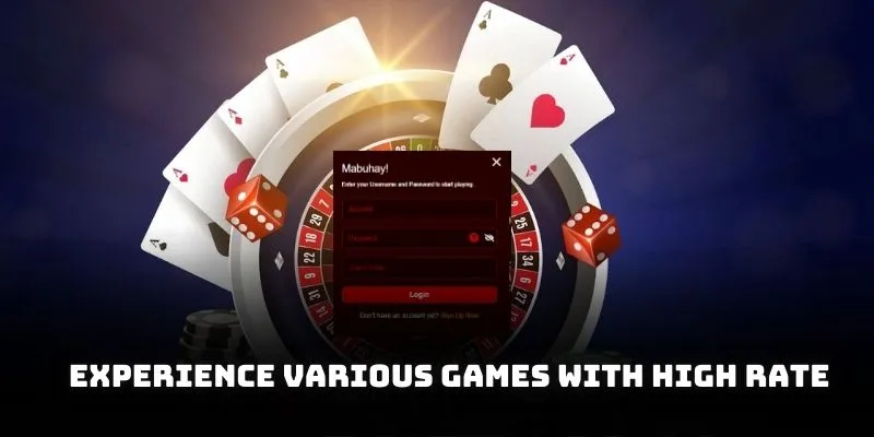 Experience various games with high rate on the platform