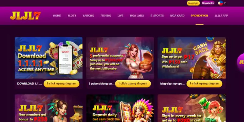 Exclusive promotions JLJL7 