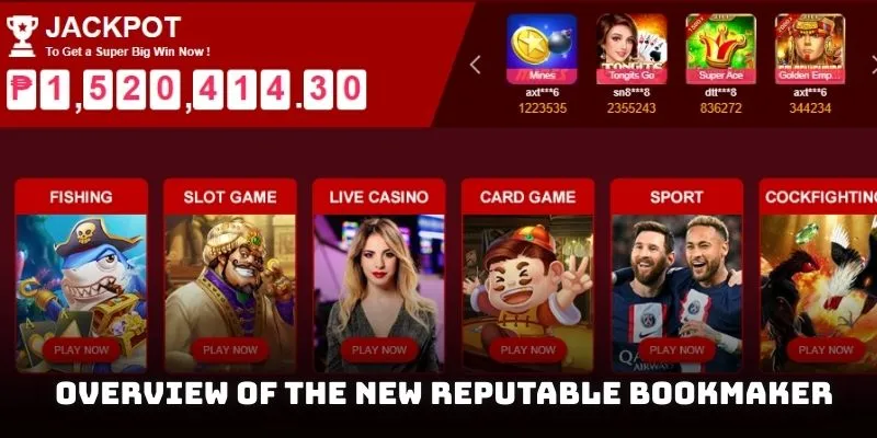 Overview of the new reputable bookmaker