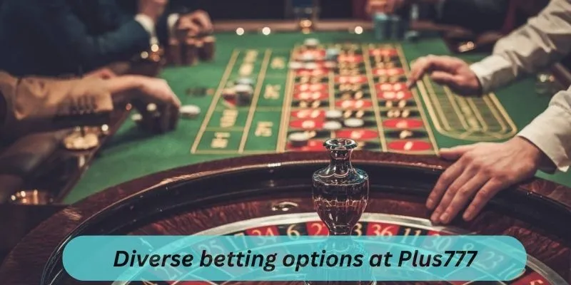 Diverse betting options at Plus777
